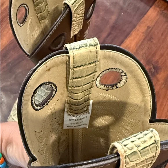 Kids Western Style Boots - Brown and Tan - Picture 2 of 3